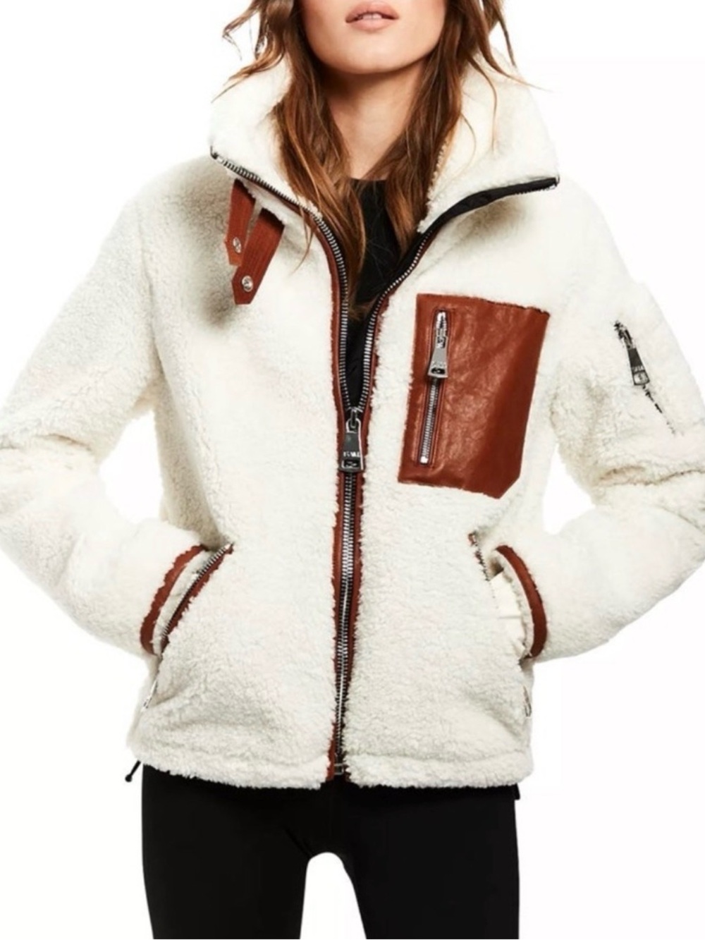 SAM. Boulder Zip Sherpa jacket | NWOT